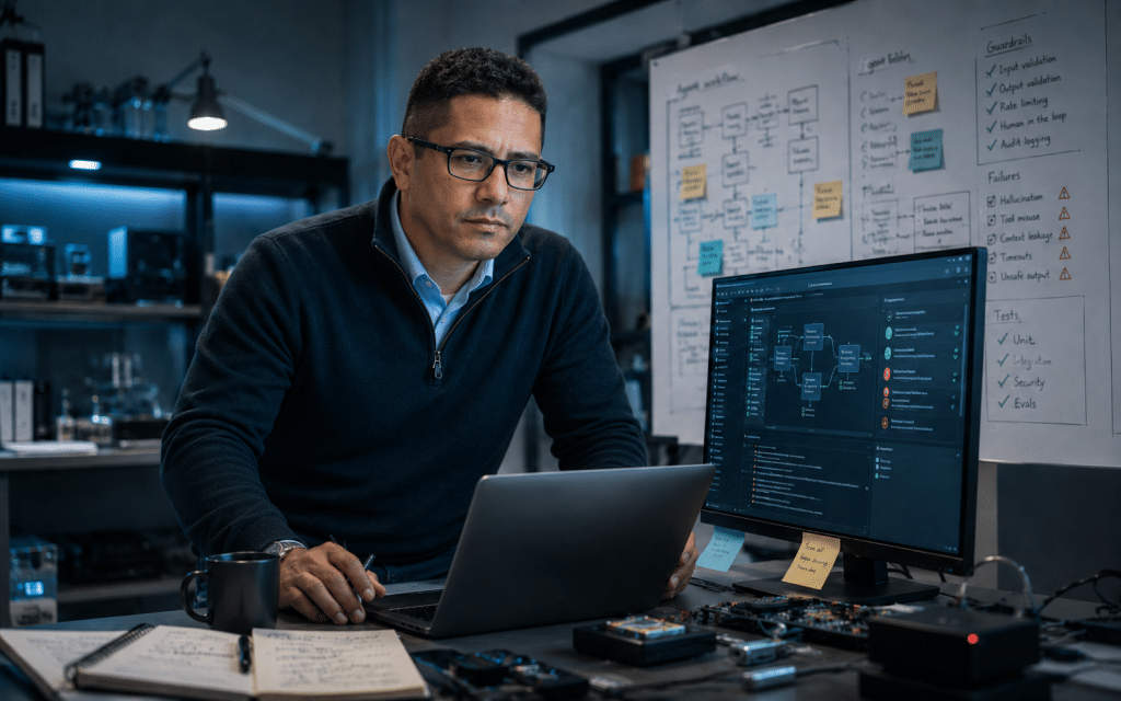 Jaime Velez demonstrates AI governance through hands-on lab testing, secure agent workflows, and a Human at the Helm approach to responsible AI.